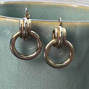 CASTLECLIFF Vintage Door Knocker Elegant Earrings Clip On